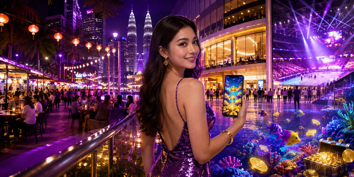 Permainan sukan virtual memancing di Kuala Lumpur